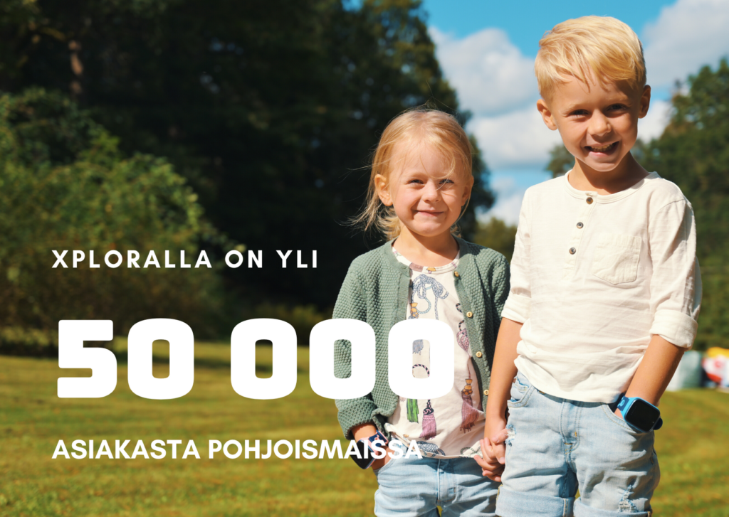 50 000 asiakasta Pohjoismaissa