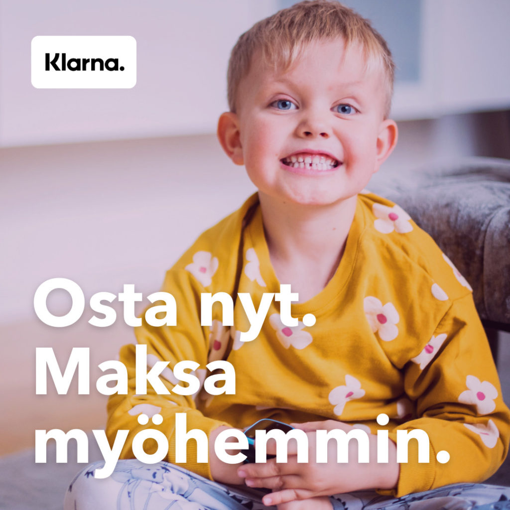 Klarna. Osta nyt - maksa myöhemmin