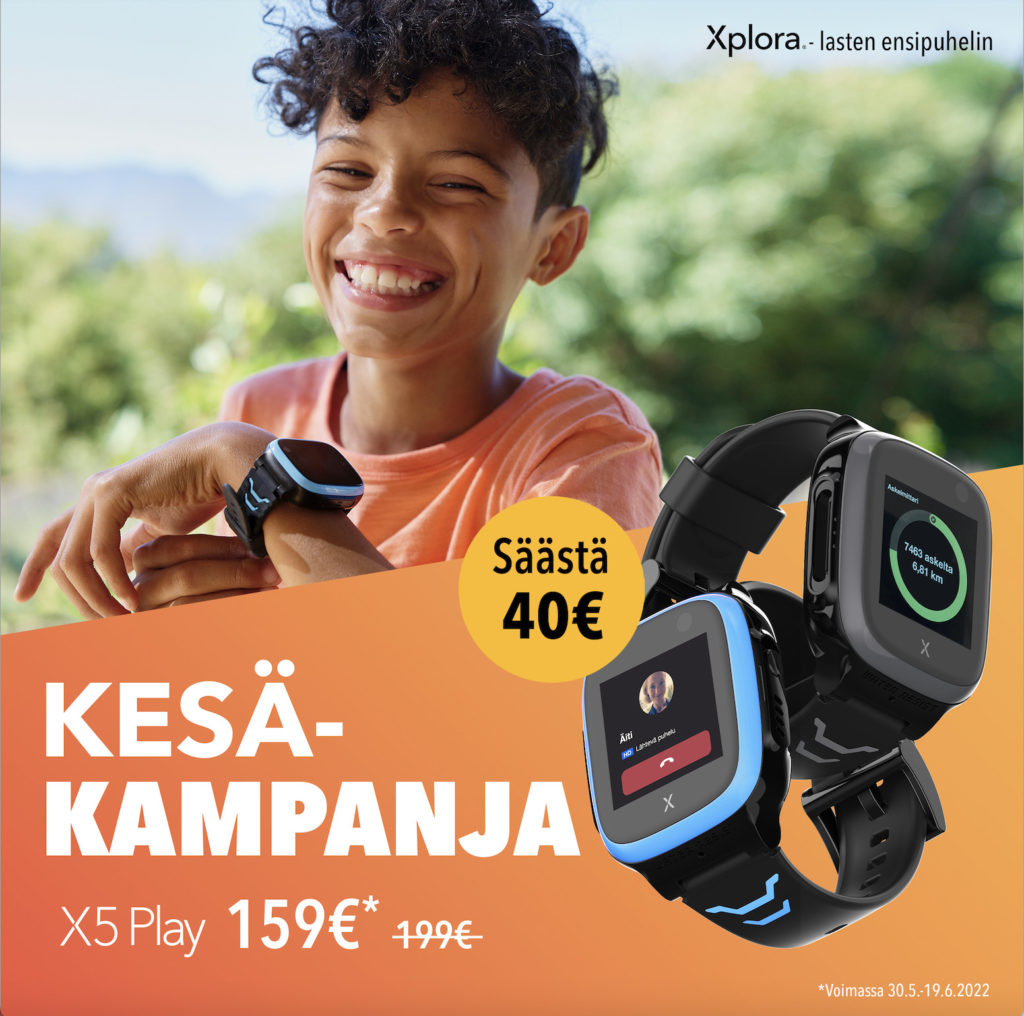 kesäkampanja xplora x5 play