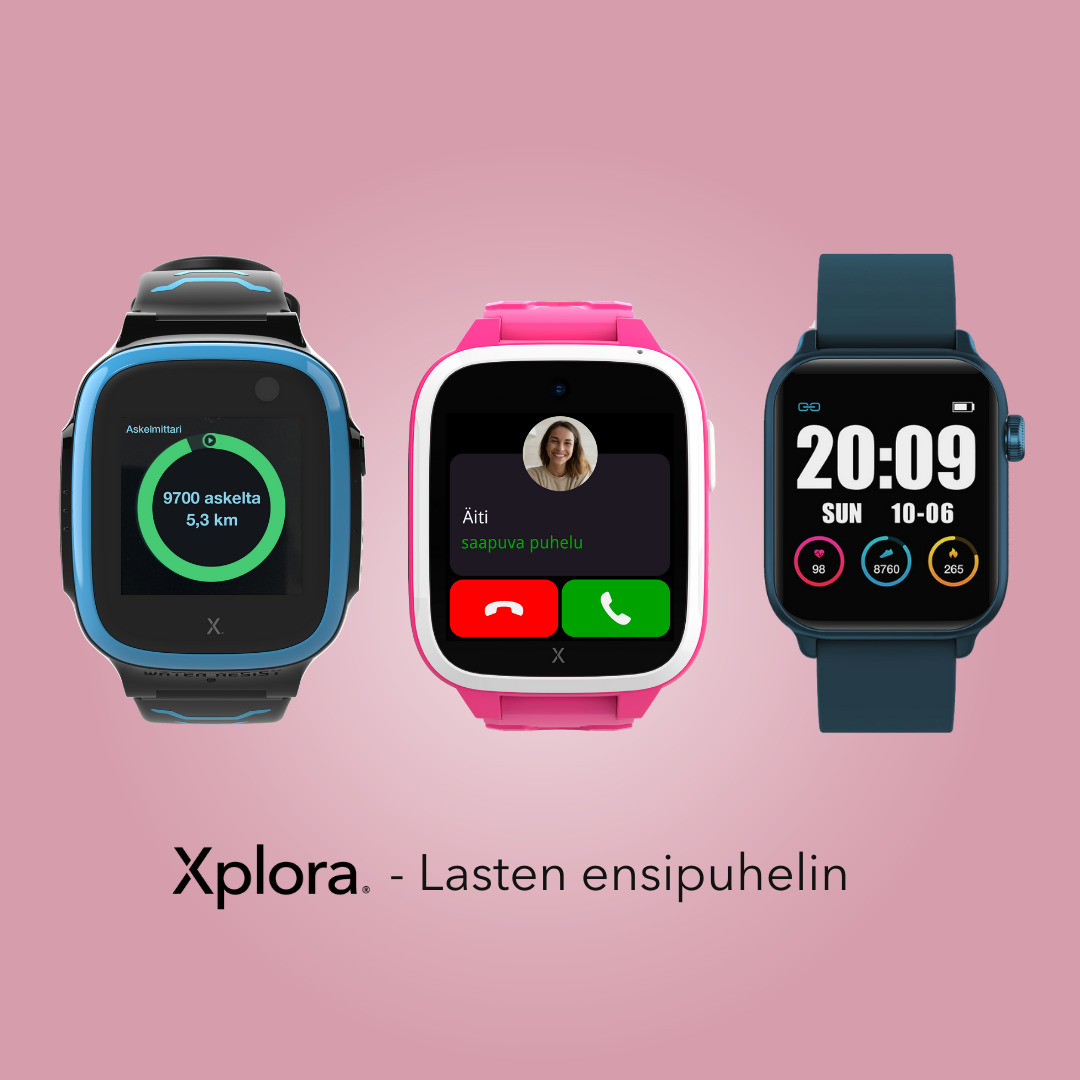 Mitä eroa eri Xplora kellopuhelinmalleilla on?